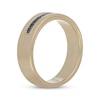 Thumbnail Image 1 of Neil Lane Men's Black Diamond Wedding Band 1/6 ct tw 14K Yellow Gold