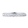 Thumbnail Image 2 of Diamond Wedding Band 1/20 ct tw Round-cut 10K White Gold