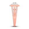 Thumbnail Image 3 of Now + Forever Diamond Engagement Ring 3/4 ct tw Princess & Round-Cut 14K Two-Tone Gold