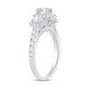 Thumbnail Image 2 of Memories Moments Magic Three Stone Diamond Engagement Ring 1-3/4 ct tw Oval & Round 14K White Gold