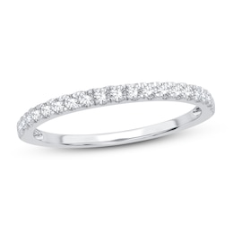 Now + Forever Diamond Wedding Band 1/4 ct tw Round-cut 14K White Gold