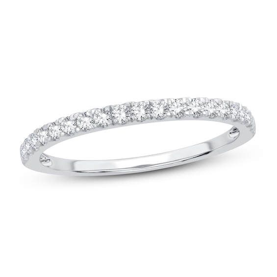 Diamond Wedding Band 1/4 ct tw Round-cut 14K White Gold | Kay