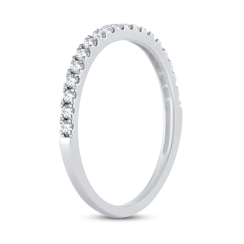 Main Image 2 of Now + Forever Diamond Wedding Band 1/4 ct tw Round-cut 14K White Gold