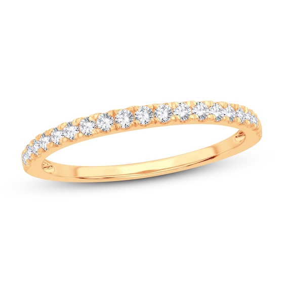 Now + Forever Diamond Wedding Band 1/4 ct tw Round-cut 14K Yellow Gold
