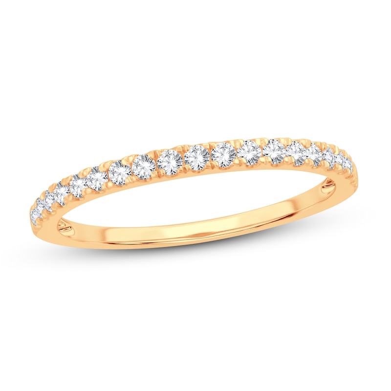 Main Image 1 of Now + Forever Diamond Wedding Band 1/4 ct tw Round-cut 14K Yellow Gold