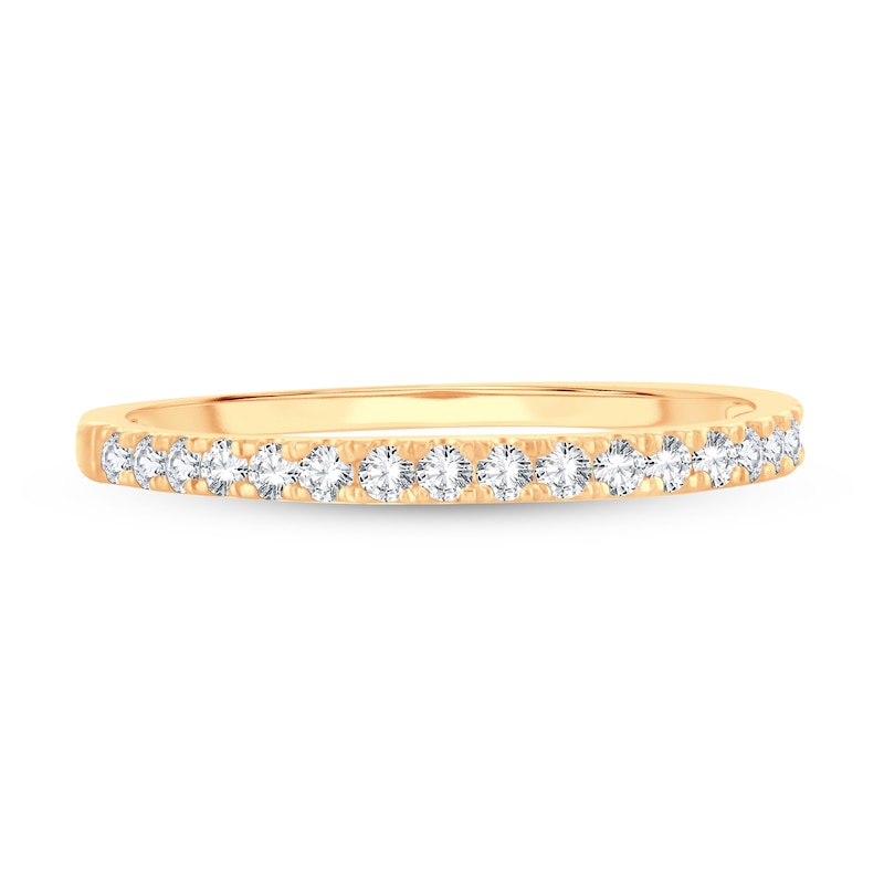 Main Image 3 of Now + Forever Diamond Wedding Band 1/4 ct tw Round-cut 14K Yellow Gold
