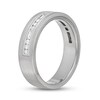 Thumbnail Image 1 of Neil Lane Men's Diamond Wedding Band 3/8 ct tw Round/Baguette 14K White Gold