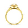 Thumbnail Image 2 of Now + Forever Diamond Engagement Ring 1/2 ct tw Pear & Round 14K Yellow Gold