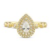 Thumbnail Image 3 of Now + Forever Diamond Engagement Ring 1/2 ct tw Pear & Round 14K Yellow Gold