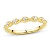 Thumbnail Image 1 of Now + Forever Diamond Wedding Band 1/8 ct tw Round-cut 14K Yellow Gold
