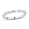 Thumbnail Image 1 of Now + Forever Diamond Wedding Band 1/8 ct tw Round-cut 14K White Gold