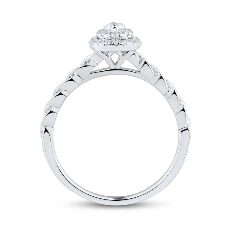 Main Image 2 of Now + Forever Diamond Engagement Ring 1/4 ct tw Round-cut 10K White Gold