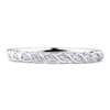 Thumbnail Image 2 of Diamond Wedding Band 1/15 ct tw Round-cut 10K White Gold