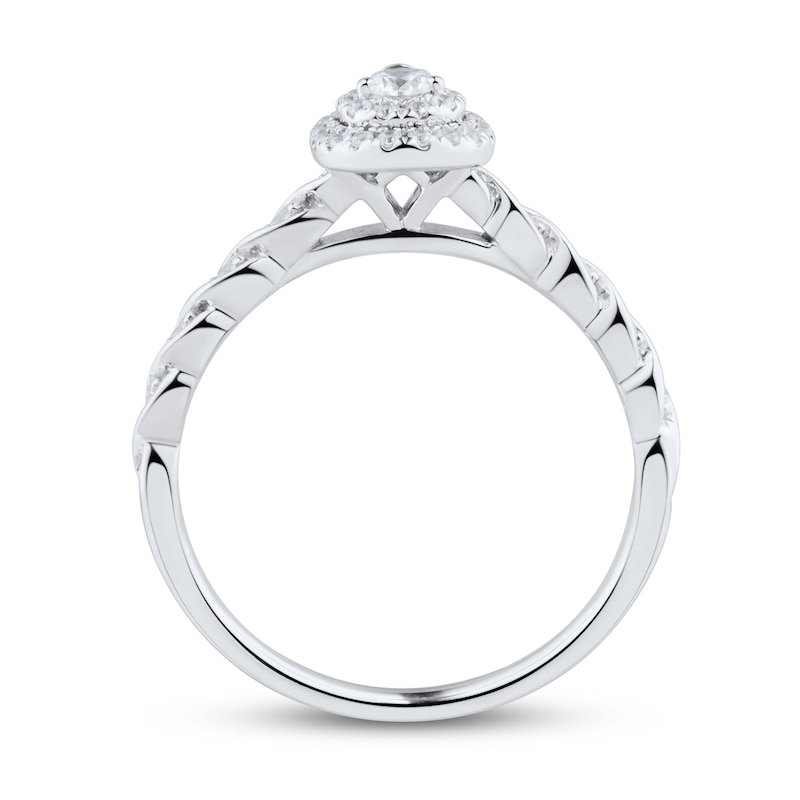 Main Image 2 of Now + Forever Diamond Engagement Ring 1/4 ct tw Round-cut 10K White Gold