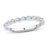 Thumbnail Image 0 of Diamond Wedding Band 1/20 ct tw Round-cut 10K White Gold