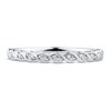 Thumbnail Image 2 of Diamond Wedding Band 1/20 ct tw Round-cut 10K White Gold