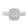 Thumbnail Image 2 of Diamond Engagement Ring 3/4 ct tw Round-cut 10K White Gold