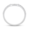 Thumbnail Image 4 of Now + Forever Diamond Wedding Band 1/10 ct tw Round-cut 14K White Gold