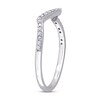 Thumbnail Image 2 of Diamond Wedding Band 1/10 ct tw Round-cut 14K White Gold