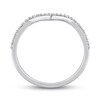 Thumbnail Image 3 of Diamond Wedding Band 1/10 ct tw Round-cut 14K White Gold