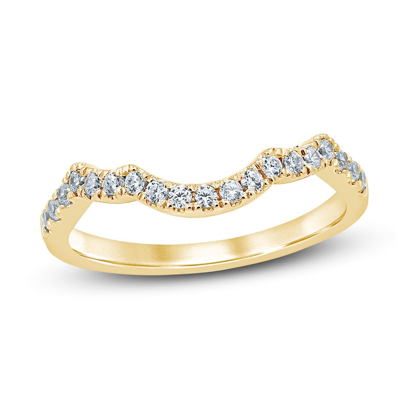 Main Image 1 of Now + Forever Diamond Wedding Band 1/4 ct tw Round-Cut 14K Yellow Gold