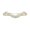 Thumbnail Image 3 of Now + Forever Diamond Wedding Band 1/4 ct tw Round-Cut 14K Yellow Gold