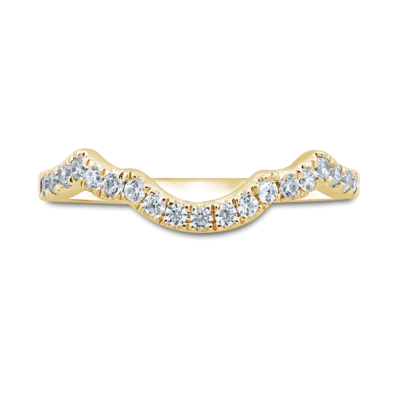 Main Image 3 of Now + Forever Diamond Wedding Band 1/4 ct tw Round-Cut 14K Yellow Gold