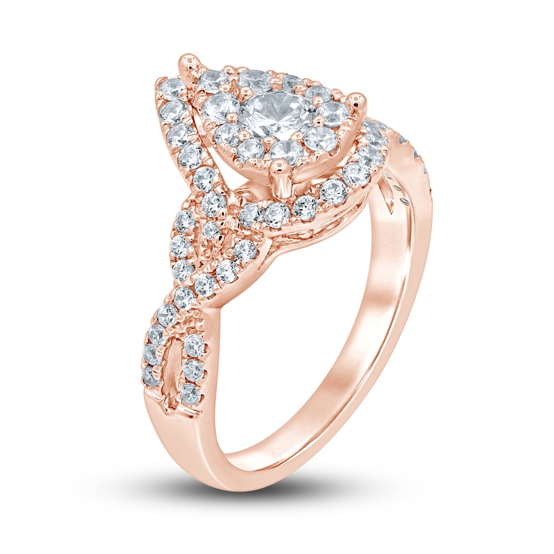 Main Image 2 of Now + Forever Diamond Engagement Ring 1 ct tw Round-Cut 14K Rose Gold