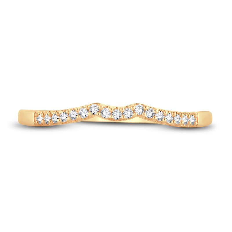Main Image 3 of Now + Forever Diamond Wedding Band 1/15 ct tw Round-cut 14K Yellow Gold
