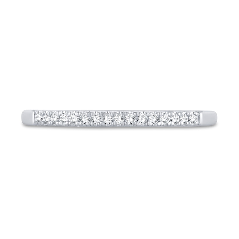 Main Image 3 of Now + Forever Diamond Wedding Band 1/15 ct tw Round-cut 14K White Gold