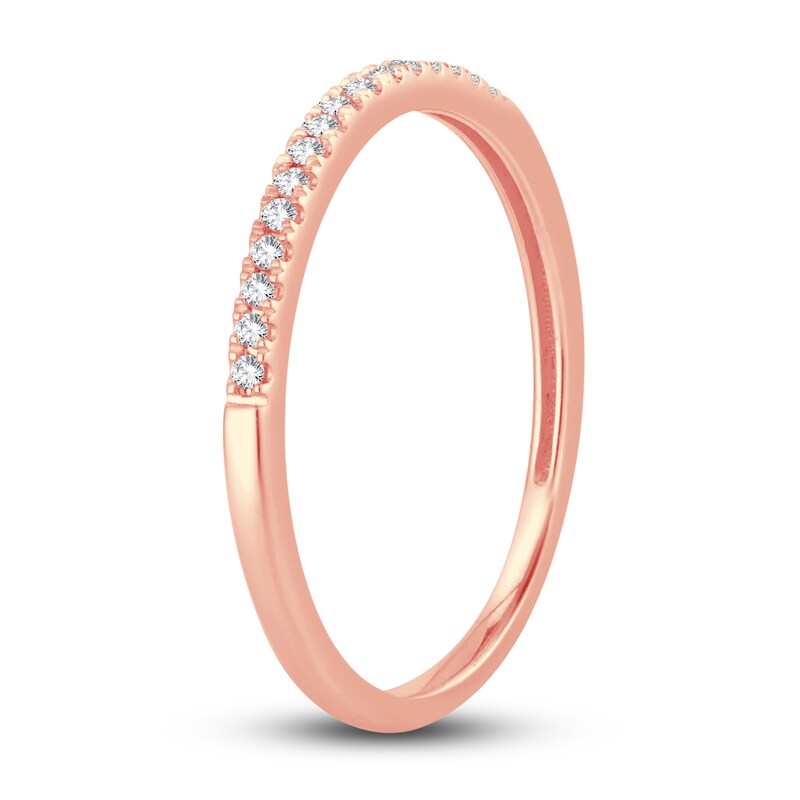 Main Image 2 of Now + Forever Diamond Wedding Band 1/15 ct tw Round-cut 14K Rose Gold