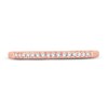 Thumbnail Image 3 of Now + Forever Diamond Wedding Band 1/15 ct tw Round-cut 14K Rose Gold