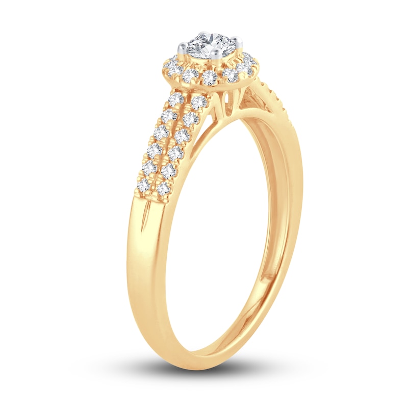 Main Image 2 of Now + Forever Diamond Engagement Ring 3/8 ct tw Round-cut 14K Yellow Gold
