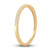 Thumbnail Image 2 of Now + Forever Diamond Wedding Band 1/15 ct tw Round-cut 14K Yellow Gold