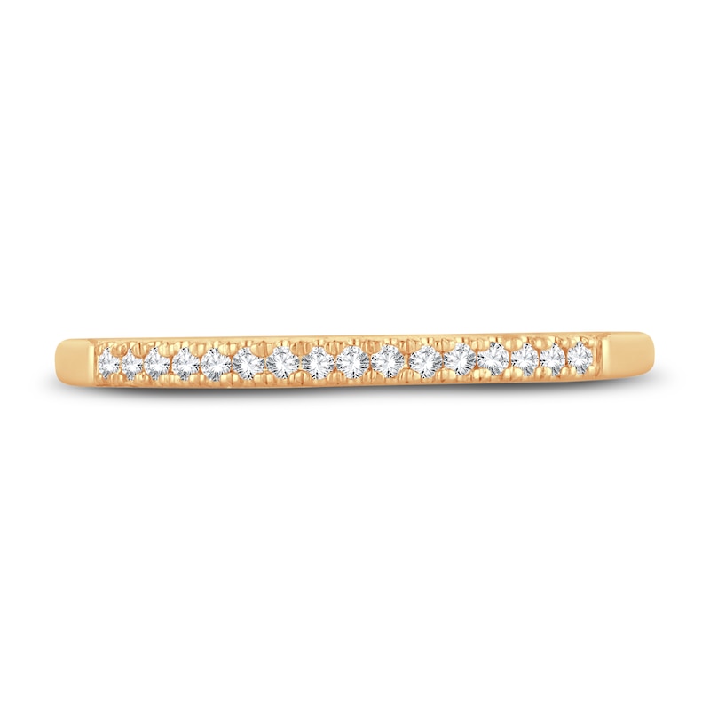 Main Image 3 of Now + Forever Diamond Wedding Band 1/15 ct tw Round-cut 14K Yellow Gold