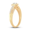 Thumbnail Image 1 of Diamond Engagement Ring 3/8 ct tw Princess, Round & Baguette 14K Yellow Gold