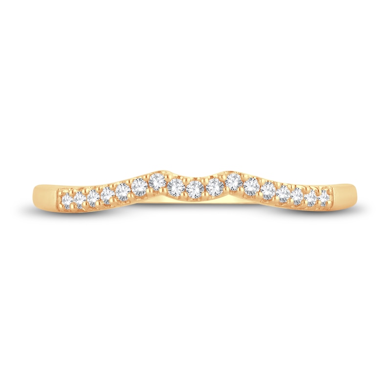 Diamond Wedding Band 1/15 ct tw Round-cut 14K Yellow Gold