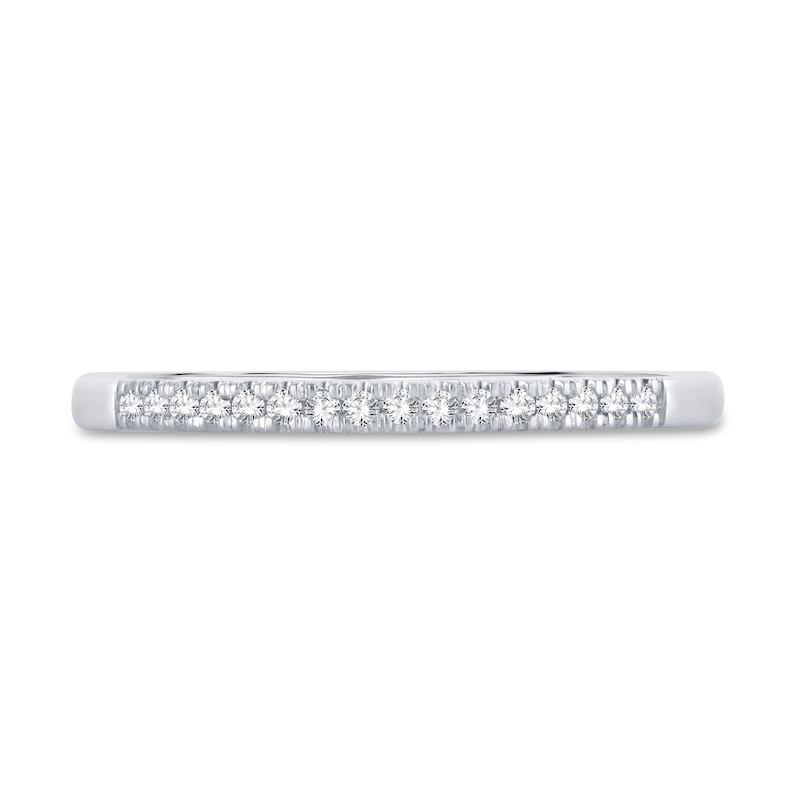 Main Image 3 of Now + Forever Diamond Wedding Band 1/15 ct tw Round-cut 14K White Gold
