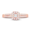 Thumbnail Image 3 of Now + Forever Diamond Engagement Ring 3/8 ct tw Princess & Round 14K Rose Gold