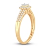 Thumbnail Image 2 of Now + Forever Diamond Engagement Ring 3/8 ct tw Princess & Round 14K Yellow Gold