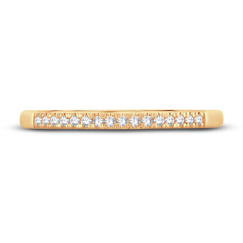 Main Image 3 of Now + Forever Diamond Wedding Band 1/15 ct tw Round-cut 14K Yellow Gold