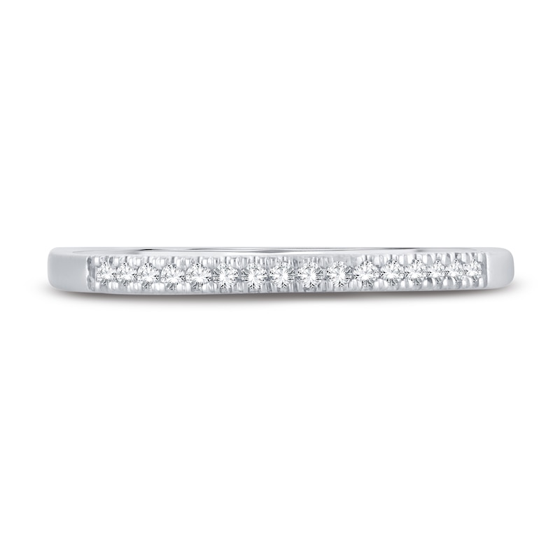 Main Image 3 of Now + Forever Diamond Wedding Band 1/15 ct tw Round-cut 14K White Gold