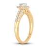 Thumbnail Image 2 of Now + Forever Diamond Engagement Ring 3/8 ct tw Pear & Round 14K Yellow Gold