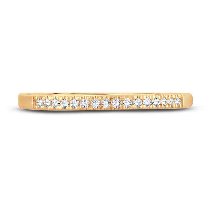 Main Image 3 of Now + Forever Diamond Wedding Band 1/15 ct tw Round-cut 14K Yellow Gold