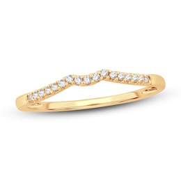 Now + Forever Diamond Wedding Band 1/15 ct tw Round-cut 14K Yellow Gold