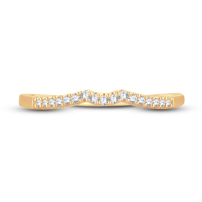 Main Image 3 of Now + Forever Diamond Wedding Band 1/15 ct tw Round-cut 14K Yellow Gold