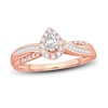 Thumbnail Image 1 of Now + Forever Diamond Engagement Ring 3/8 ct tw Pear, Baguette & Round 14K Rose Gold
