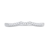 Thumbnail Image 2 of Diamond Wedding Band 1/15 ct tw Round-cut 14K White Gold