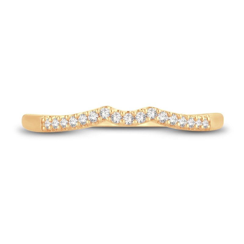 Diamond Wedding Band 1/15 ct tw Round-cut 14K Yellow Gold