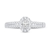 Thumbnail Image 3 of Now + Forever Diamond Engagement Ring 3/8 ct tw Oval & Round 14K White Gold